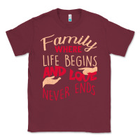Burgundy Family Classic Tee - Bettercallsaul