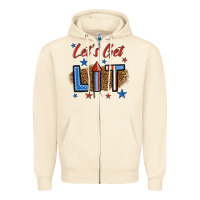Let's Get Lit 1 Zipper Hoodie | Teevron