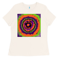 Bone halloween tie  dye pattern Ladies Tee - RanaPortraitStore