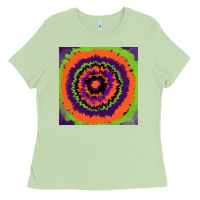 Matcha halloween tie  dye pattern Ladies Tee - RanaPortraitStore