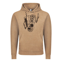 Vintage Coffee b&w claptrap   borderlands Vintage Hoodie - tuanDangUi
