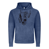 Vintage Denim b&w claptrap   borderlands Vintage Hoodie - tuanDangUi