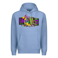Colony Blue mardi gras love Premium Hoodie - FaDigitalArtStudio