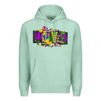 Seafoam mardi gras love Premium Hoodie - FaDigitalArtStudio