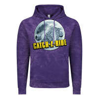 Cloud Purple catch a ride to the moon and back Vintage Hoodie - tuanDangUi