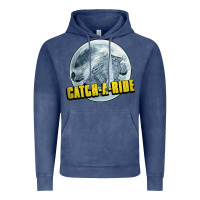 Vintage Denim catch a ride to the moon and back Vintage Hoodie - tuanDangUi