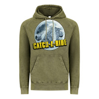 Vintage Olive catch a ride to the moon and back Vintage Hoodie - tuanDangUi