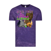 Cloud Purple Never Trust The Living Vintage Tee - texasbilliewilder
