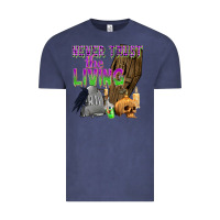Vintage Denim Never Trust The Living Vintage Tee - texasbilliewilder