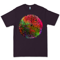 Plum halloween round Premium Tee - BundleAndBundleShop