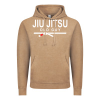 Vintage Coffee Jiu Jitsu Old Guy Vintage Hoodie - tuanDangUi
