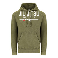Vintage Olive Jiu Jitsu Old Guy Vintage Hoodie - tuanDangUi