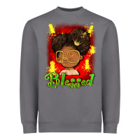 Storm blessed juneteenth Heavyweight Sweatshirt - FaDigitalArtStudio