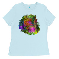 Baby Blue halloween spider web for patches Ladies Tee - BundleAndBundleShop
