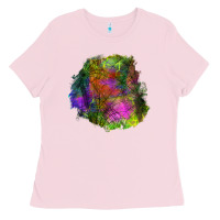 Bubblegum Pink halloween spider web for patches Ladies Tee - BundleAndBundleShop
