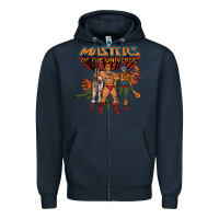 Navy he man white color Zipper Hoodie - tuanDangUi