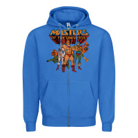 True Royal he man white color Zipper Hoodie - tuanDangUi