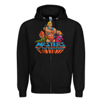 Black he man white color 1 Zipper Hoodie - tuanDangUi
