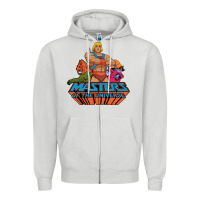 Dove Grey he man white color 1 Zipper Hoodie - tuanDangUi