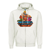 Oatmeal Heather he man white color 1 Zipper Hoodie - tuanDangUi