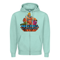 Seafoam he man white color 1 Zipper Hoodie - tuanDangUi