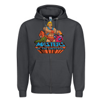 Smoke he man white color 1 Zipper Hoodie - tuanDangUi