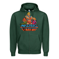 Sports Green he man white color 1 Zipper Hoodie - tuanDangUi