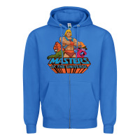 True Royal he man white color 1 Zipper Hoodie - tuanDangUi
