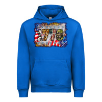 Cobalt 1776 4th of july background Urban Hoodie - BarkalooDesign