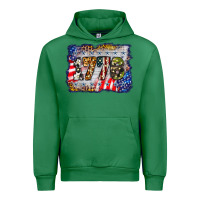 Emerald 1776 4th of july background Urban Hoodie - BarkalooDesign