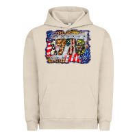 Pigment French Oak 1776 4th of july background Urban Hoodie - BarkalooDesign