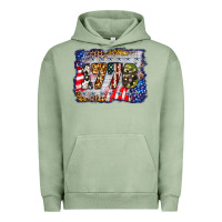 Pigment Oil Green 1776 4th of july background Urban Hoodie - BarkalooDesign