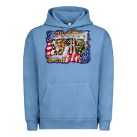 Pigment Pebble Blue 1776 4th of july background Urban Hoodie - BarkalooDesign