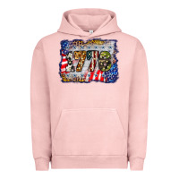 Pigment Salmon 1776 4th of july background Urban Hoodie - BarkalooDesign