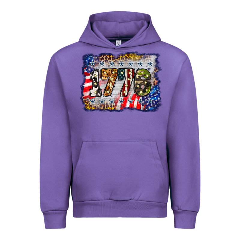 1776 4th Of July Background Urban Hoodie by BarkalooDesign | Teevron