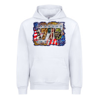 White 1776 4th of july background Urban Hoodie - BarkalooDesign