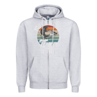 Heather Grey jet ski driver bear funny saying water sports jet ski t shirt Zipper Hoodie - tuanDangUi