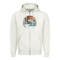 Oatmeal Heather jet ski driver bear funny saying water sports jet ski t shirt Zipper Hoodie - tuanDangUi