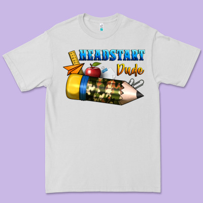 Headstart Dude Premium Tee Designed By Bundleandbundleshop