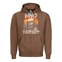 Chestnut Who Tooted Funny Train Lovers And Railroad Retro Vintage Zipper Hoodie - tuanDangUi