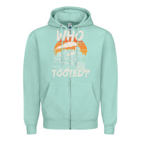 Seafoam Who Tooted Funny Train Lovers And Railroad Retro Vintage Zipper Hoodie - tuanDangUi