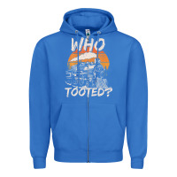 True Royal Who Tooted Funny Train Lovers And Railroad Retro Vintage Zipper Hoodie - tuanDangUi