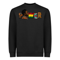 Black Power Juneteenth Heavyweight Sweatshirt - FaDigitalArtStudio