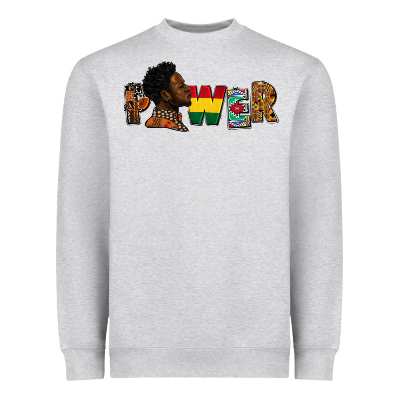 Power Juneteenth Heavyweight Sweatshirt by FaDigitalArtStudio | Teevron