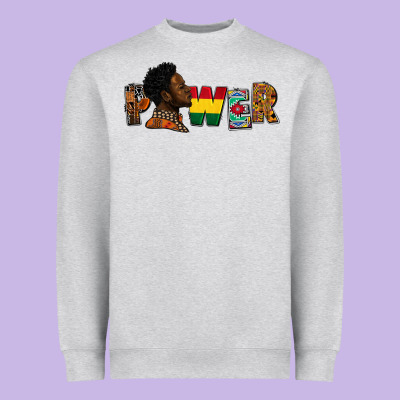 Power Juneteenth Heavyweight Sweatshirt Designed By Fadigitalartstudio