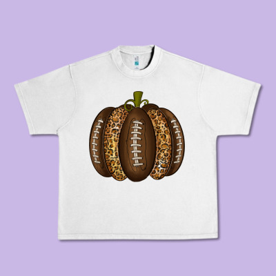 American Football Pumpkin Urban Heavy Tee Designed By Texasbilliewilder