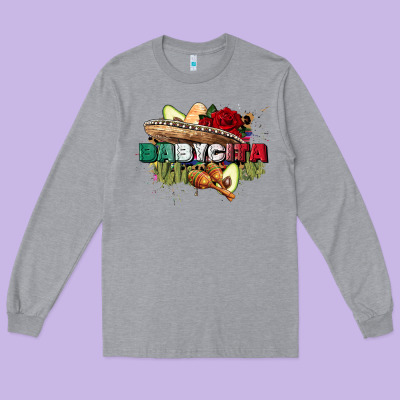 Babycita Cinco De Mayo Long Sleeve Tee Designed By Cowgirlartshop