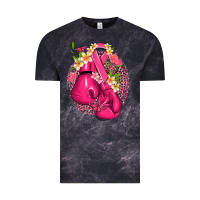 Cloud Black cancer boxing gloves with ribbon Vintage Tee - NancyCooperArtShop