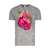 Cloud Rock cancer boxing gloves with ribbon Vintage Tee - NancyCooperArtShop