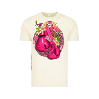 Vintage Arctic cancer boxing gloves with ribbon Vintage Tee - NancyCooperArtShop